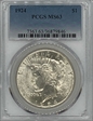 1924 $1 MS63