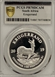 2019 1 Rand Krugerrand Silver South Africa Mint Hand-Singed Lbl. PR70DCAM