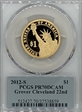 2012-S $1 Grover Cleveland 22nd PR70DCAM