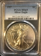 1997 $1 Silver Eagle MS69