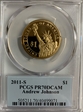 2011-S $1 Andrew Johnson PR70DCAM