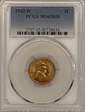 1942-D 1C MS65RD