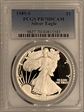 1989-S $1 Silver Eagle PR70DCAM