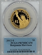 2012-S $1 Benjamin Harrison PR70DCAM