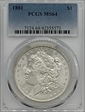 1881 $1 MS64