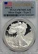 2021-S $1 Silver Eagle - Type 2 First Strike PR70DCAM