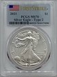 2021 $1 Silver Eagle - Type 2 First Strike MS70