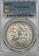 1887-O $1 MS64