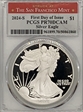2024-S $1 Silver Eagle First Day of Issue PR70DCAM