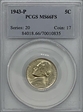 1943-P 5C MS66FS
