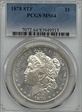 1878 8TF $1 MS64