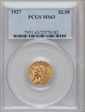 1927 $2.50 MS63