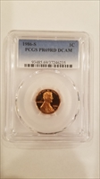 1986-S 1C PR69DCAM