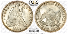 1853 $1 MS65
