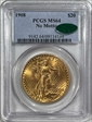 1908 $20 No Motto MS64