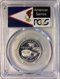 2009-S 25C American Samoa Silver PR69DCAM