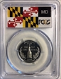 2000-S 25C Maryland Silver PR69DCAM