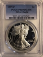 1997-P $1 Silver Eagle PR69DCAM