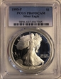 1995-P $1 Silver Eagle PR69DCAM
