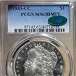 1883-CC $1 MS63DMPL