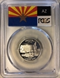 2008-S 25C Arizona Silver PR69DCAM
