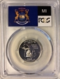 2004-S 25C Michigan Silver PR69DCAM