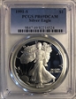 1991-S $1 Silver Eagle PR69DCAM