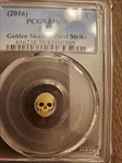 (2016) $1 Golden Skull First Strike MS70