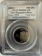 2000-S 25C New Hampshire Silver PR69DCAM