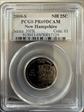 2000-S 25C New Hampshire PR69DCAM