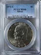 1973-S $1 Silver MS66