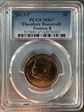 2013-P $1 Theodore Roosevelt Position B MS67