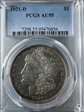 1921-D $1 AU55