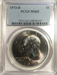 1973-D $1 MS65