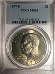 1977-D $1 MS64