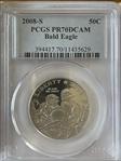 2008-S 50C Bald Eagle PR70DCAM