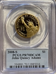 2008-S $1 John Quincy Adams PR70DCAM