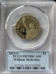 2013-S $1 William McKinley PR70DCAM