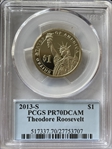 2013-S $1 Theodore Roosevelt PR70DCAM