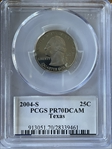 2004-S 25C Texas PR70DCAM