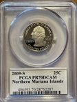 2009-S 25C Northern Mariana Islands PR70DCAM