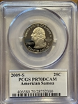 2009-S 25C American Samoa PR70DCAM