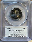 2005-S 25C Minnesota PR70DCAM
