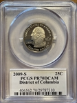 2009-S 25C District of Columbia PR70DCAM