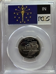 2002-S 25C Indiana PR70DCAM