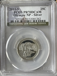 2011-S 25C Olympic NP - Silver PR70DCAM