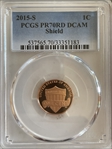 2015-S 1C Shield PR70DCAM