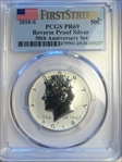 2018-S 50C Reverse Proof Silver 50th Anniversary Set First Strike PR69