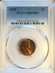 1942 1C MS65RD