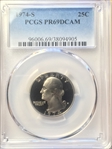 1974-S 25C PR69DCAM